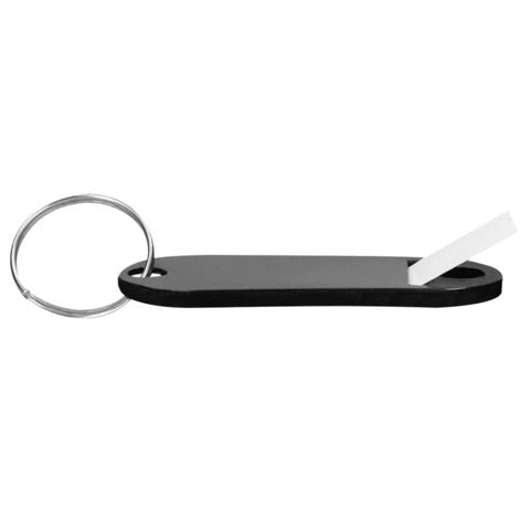 q-connect-targhetta-portachiavi-standard-plastica-5x2-2-cm-nero-confezione-10-pezzi-kf10875