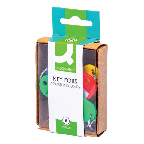 q-connect-targhette-portachiavi-9x5-8-cm-plastica-colori-assortiti-conf-6-kf02036