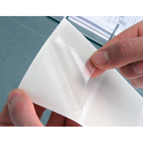 q-connect-tasche-adesive-portabiglietti-ppl-60x95-mm-trasparente-apertura-lato-corto-conf-10-kf27038