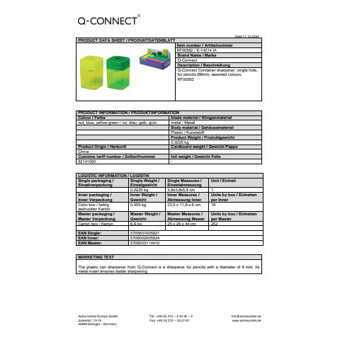 q-connect-temperamatite-singolo-diametro-8-mm-colori-assortiti-kf00592