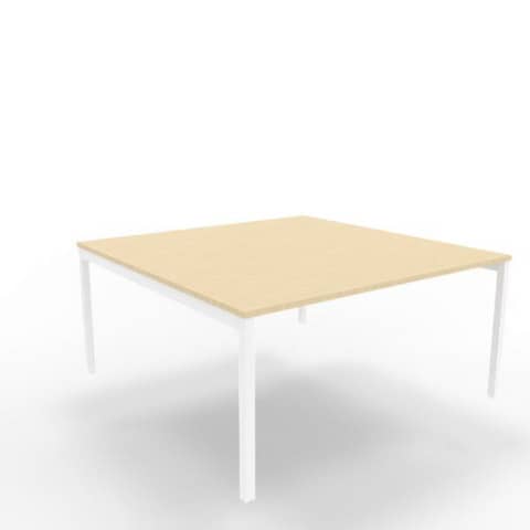 quadrifoglio-bench-piano-rovere-160x160xh-75-cm-gamba-ponte-acciaio-bianco-linea-practika-p3-ecbec16-rk-i