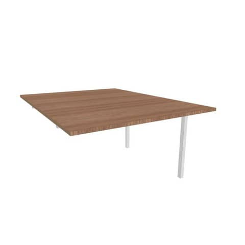 quadrifoglio-postazione-aggiuntiva-bench-piano-noce-120x160xh-75-cm-gamba-ponte-acciaio-argento-practika-p3-ecbic12-no-a