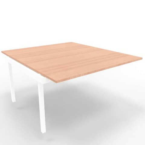 quadrifoglio-postazione-aggiuntiva-bench-piano-noce-140x160xh-75-cm-gamba-ponte-acciaio-bianco-practika-p3-ecbic14-no-i
