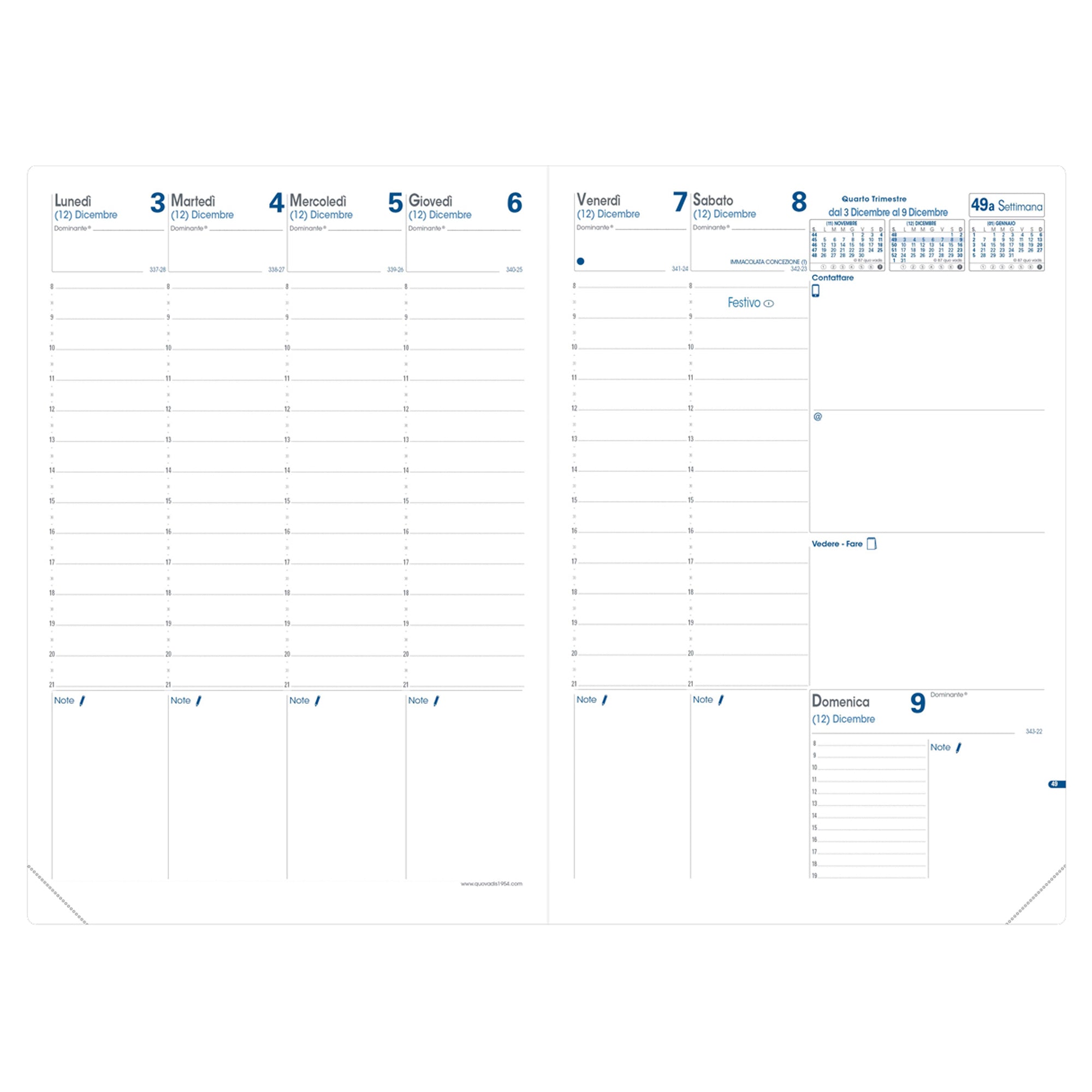 quo-vadis-agenda-settimanale-prenote-21x29-7cm-impala-nero-2026-quo-vadis