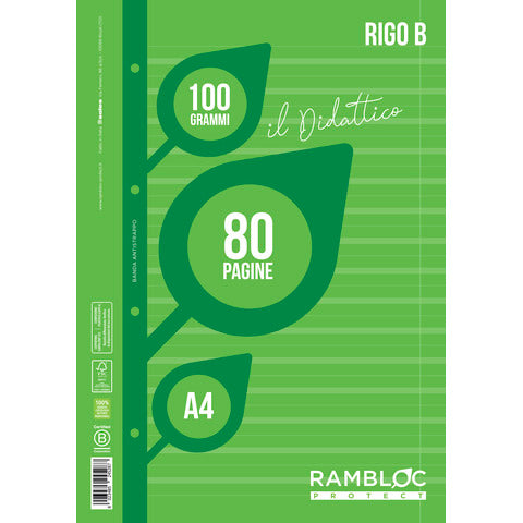 rambloc-blocco-ricambio-didattico-formato-a4-40-ff-100g-rigatura-b-90524383