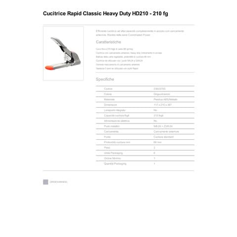 rapid-cucitrice-alti-spessori-hd210-fashion-heavy-beauty-210-fogli-grigio-arancio-23633700