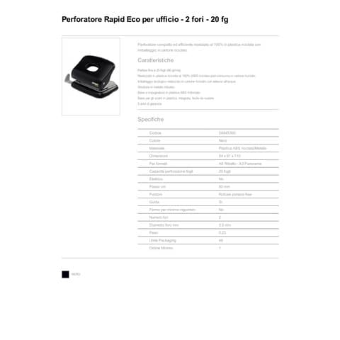 rapid-perforatore-2-fori-eco-punch-fashion-20-fogli-nero-24845300