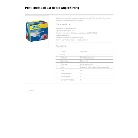 rapid-scatola-5000-punti-super-strong-9-8-alti-spessori