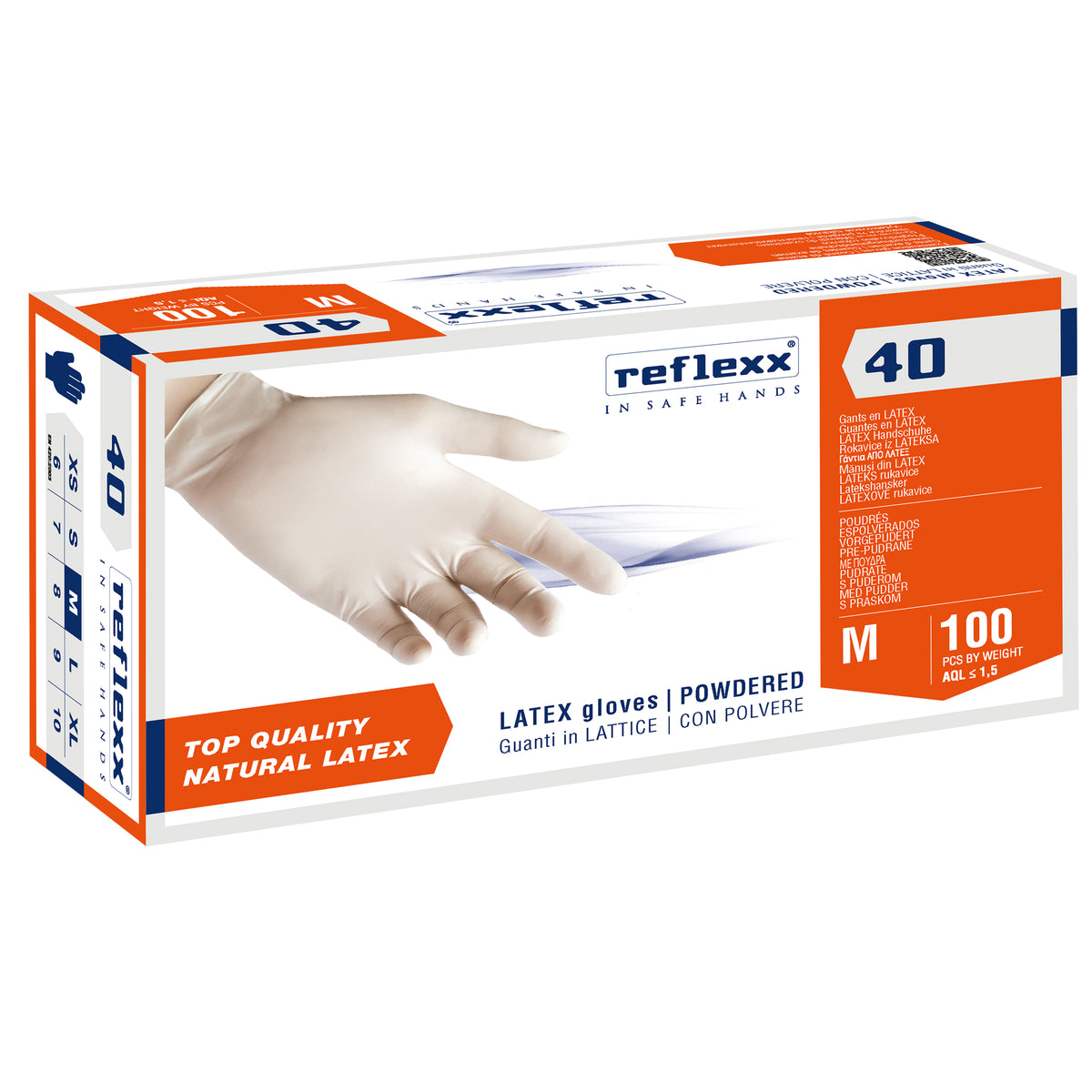 reflexx-conf-100-guanti-lattice-c-polvere-r40-taglia-m-bianchi
