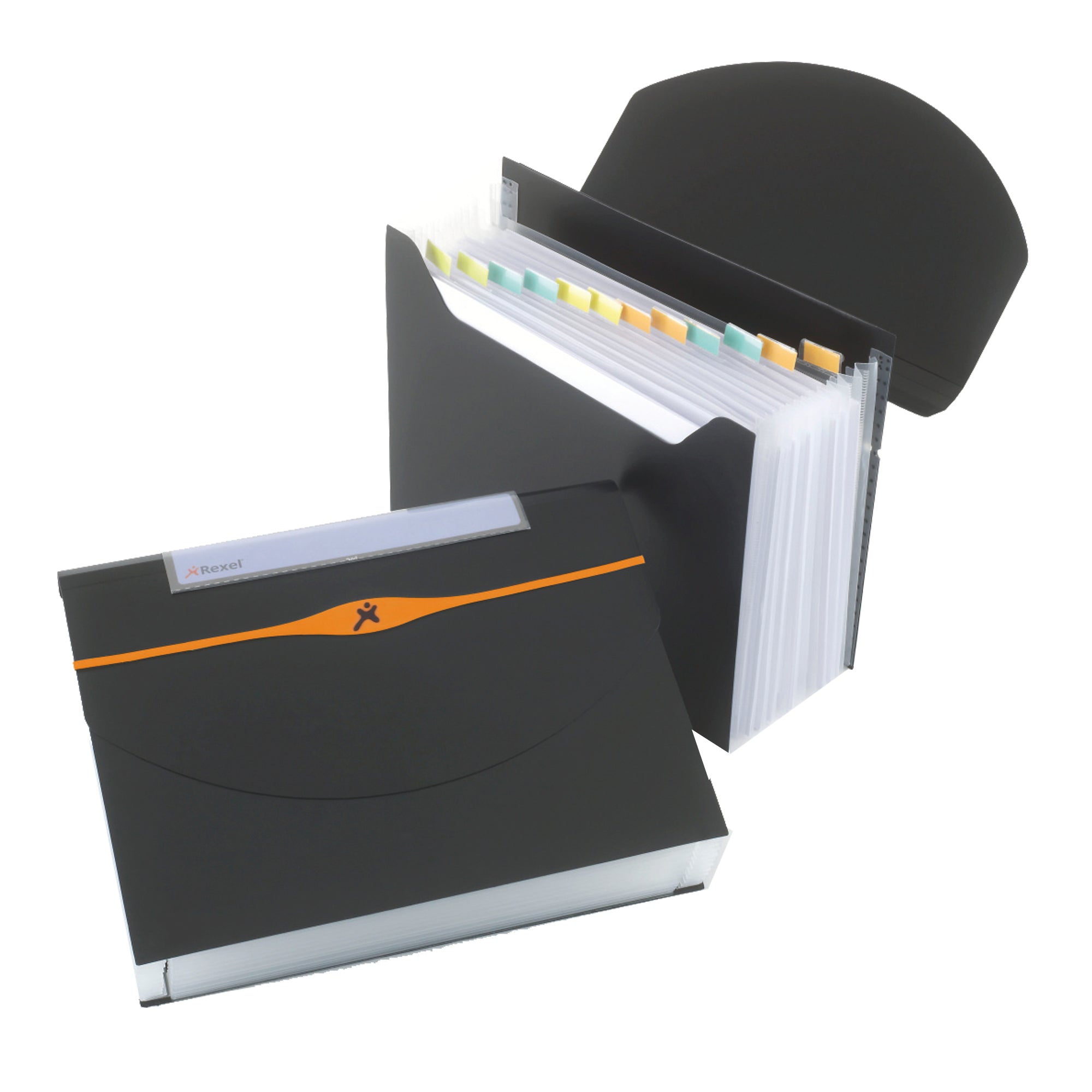 rexel-cartella-13-tasche-23x33cm-nero-optima-expander