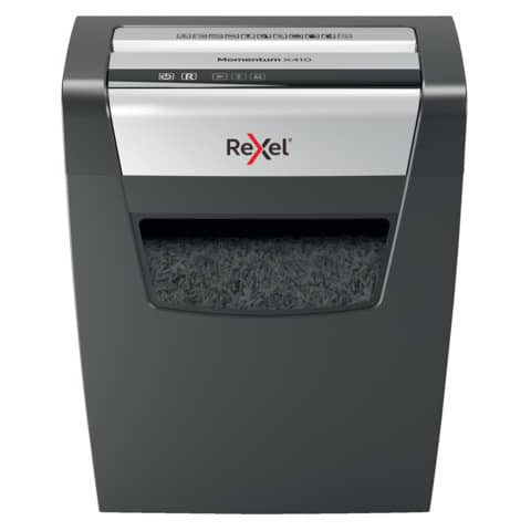 rexel-distruggidocumenti-frammenti-momentum-x410