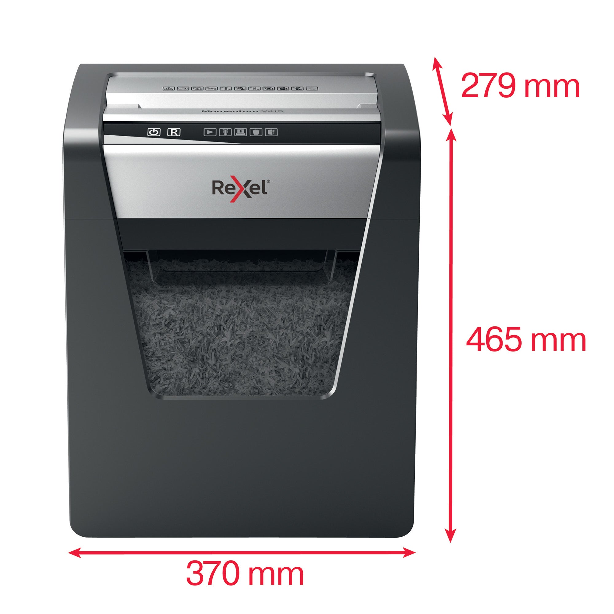 rexel-distruggidocumenti-frammenti-momentum-x415