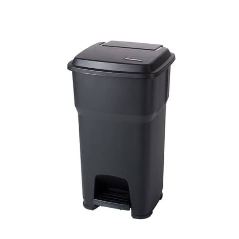 rotho-cestino-gettacarte-hera-60-l-pedale-coperchio-nero-f800069