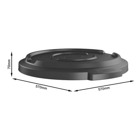 rotho-coperchio-pattumiera-titan-120-lt-nero-f600093