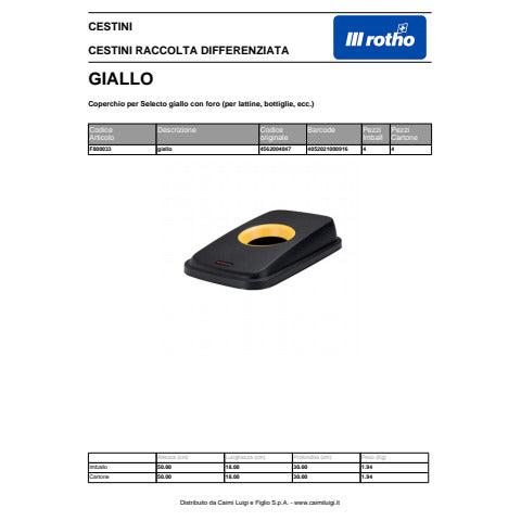 rotho-coperchio-selecto-giallo-foro-tondo-antracite-giallo-f800033