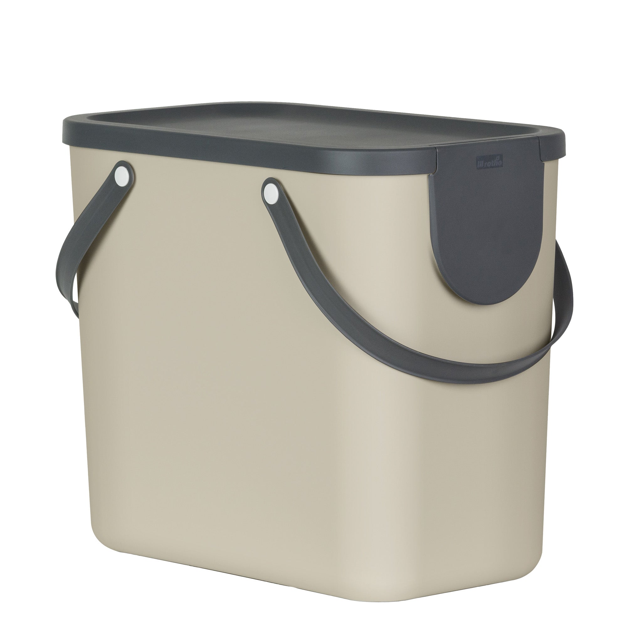 rotho-pattumiera-albula-25-lt-cappuccino