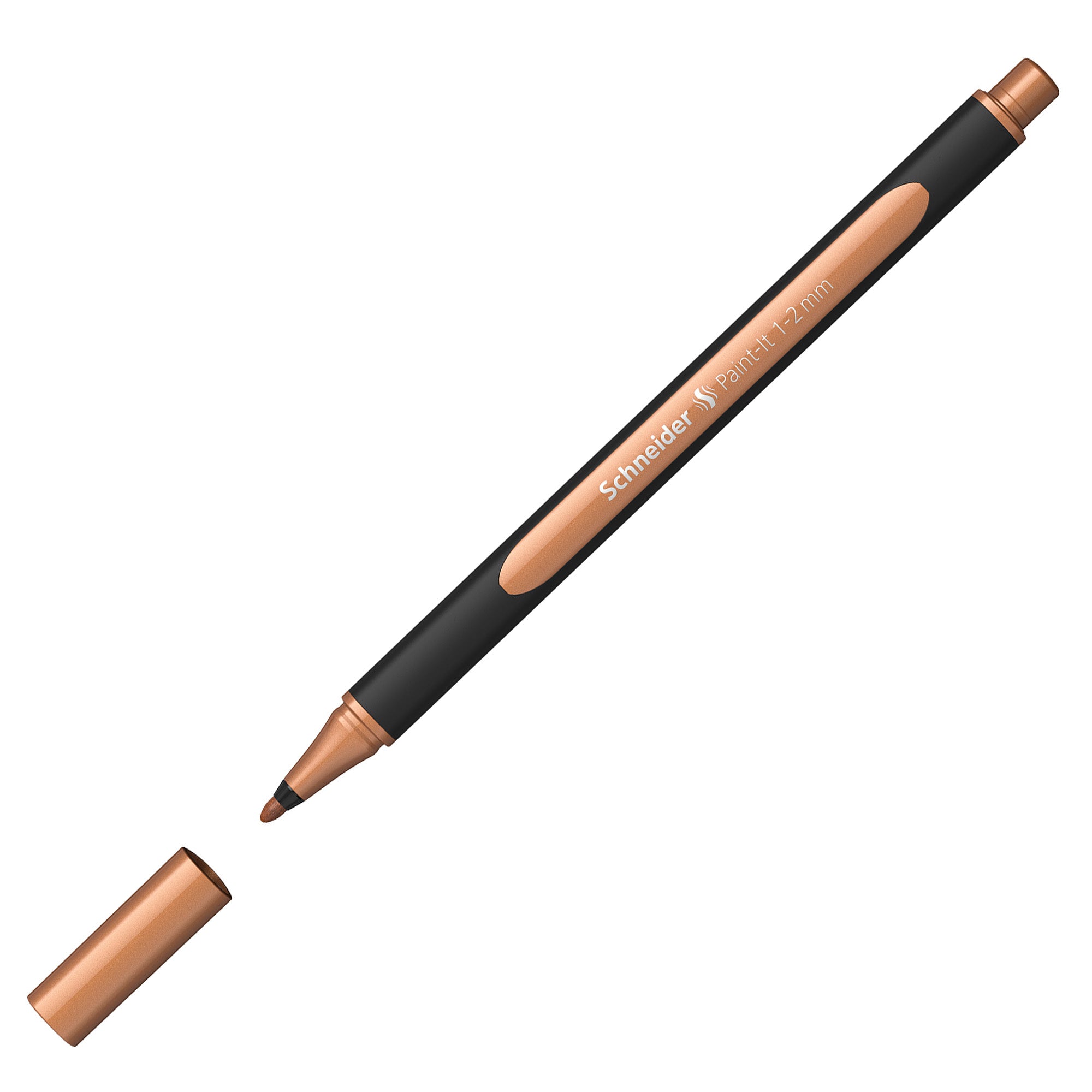 schneider-astuccio-4-pennarelli-metallic-liner-020-punta-1-2mm-colori-assortiti