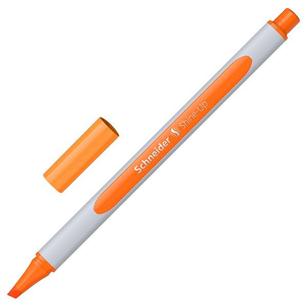 schneider-evidenziatore-shine-up-punta-scalpello-1-4mm-arancione