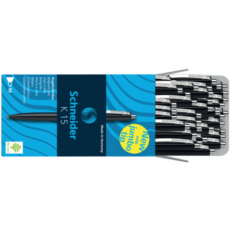 schneider-penna-sfera-scatto-k-15-ricaricabile-tratto-m-nero-conf-50-pezzi-p003081