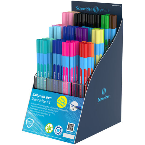 schneider-penna-sfera-slider-edge-xb-espositore-120-pezzi-colori-assortiti-p305502