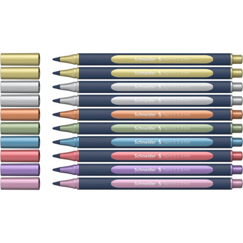 schneider-rollerball-paint-it-050-conf-10-colori-metallici-p700497