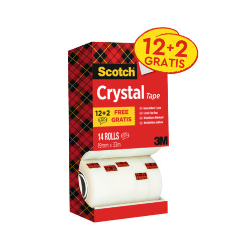 scotch-nastro-adesivo-scotch-crystal-trasparente-19-mm-x-33-mm-value-pack-122-gratis-6-1933r14