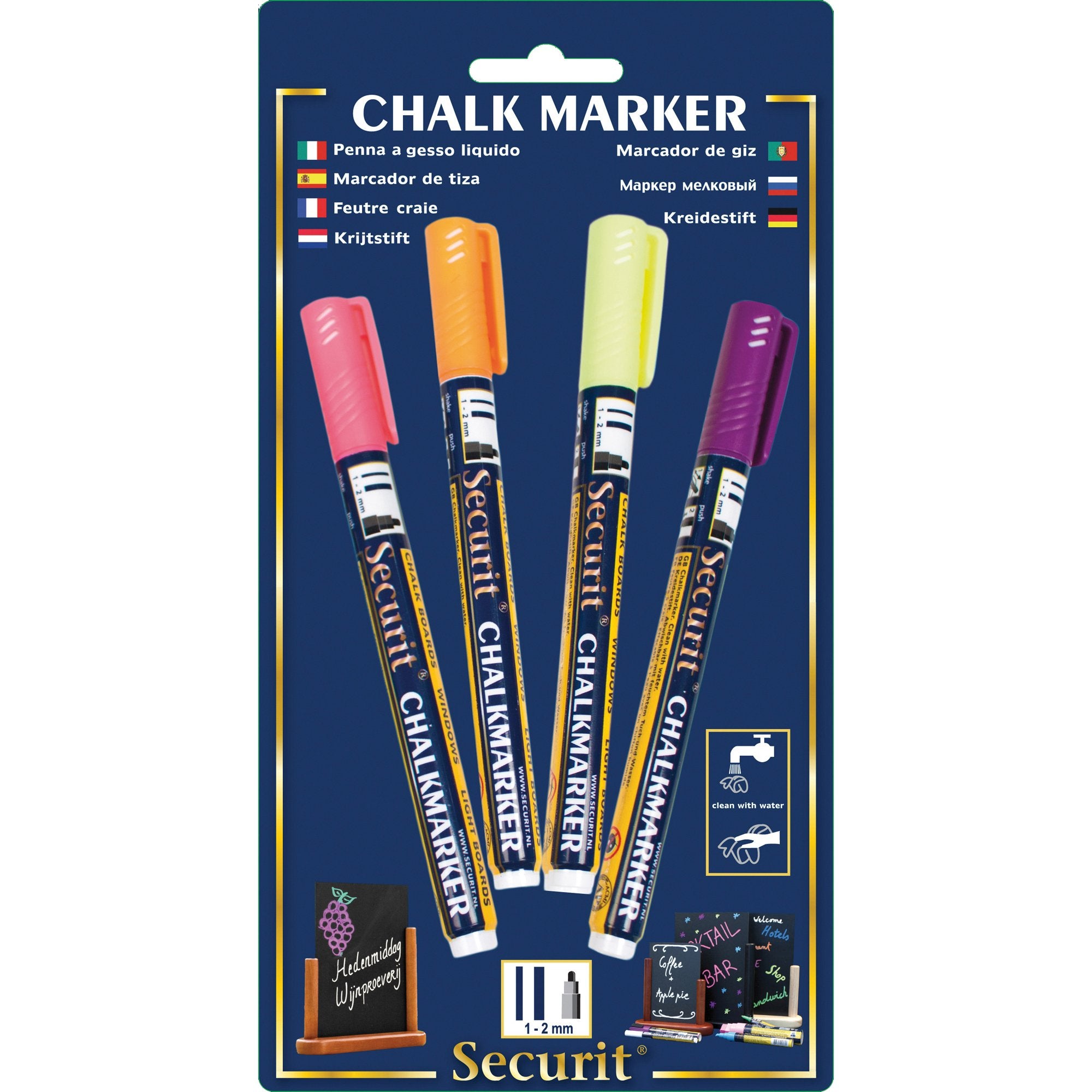 securit-blister-4-marcatore-gesso-liquido-punta-fine-ass-colore-tropical