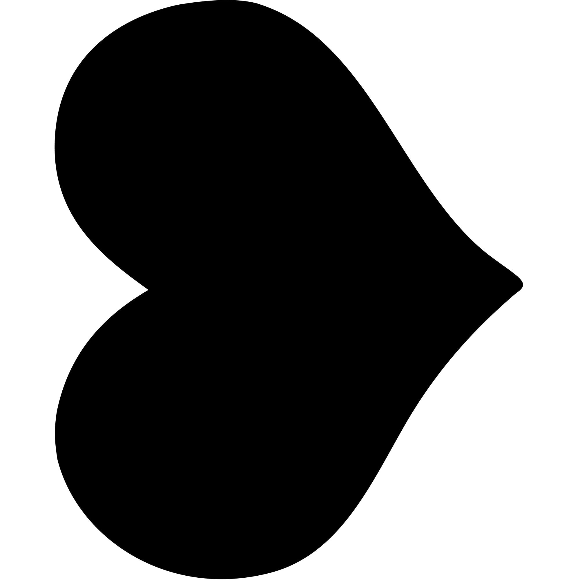 securit-lavagna-parete-cuore-silhouette