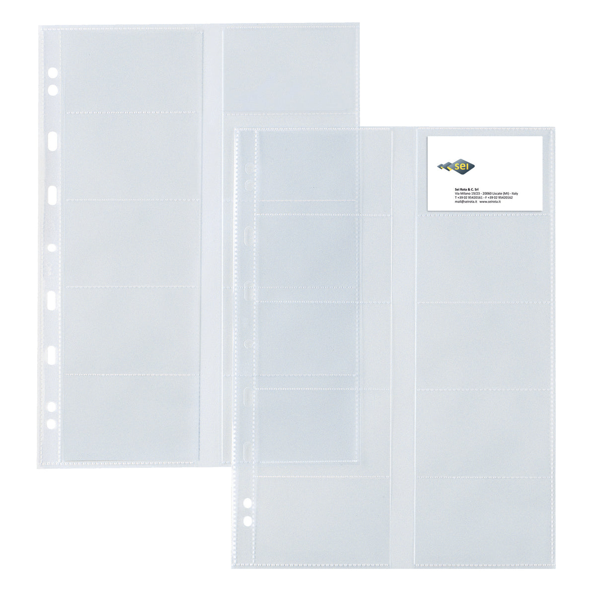 sei-rota-10-buste-forate-atla-card-21x29-7cm-porta-20-biglietti-visita-rota