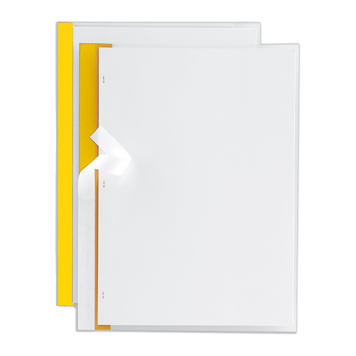 sei-rota-10-cartelline-poli-200-210x297mm-pp-trasparente-dorso-giallo-rota