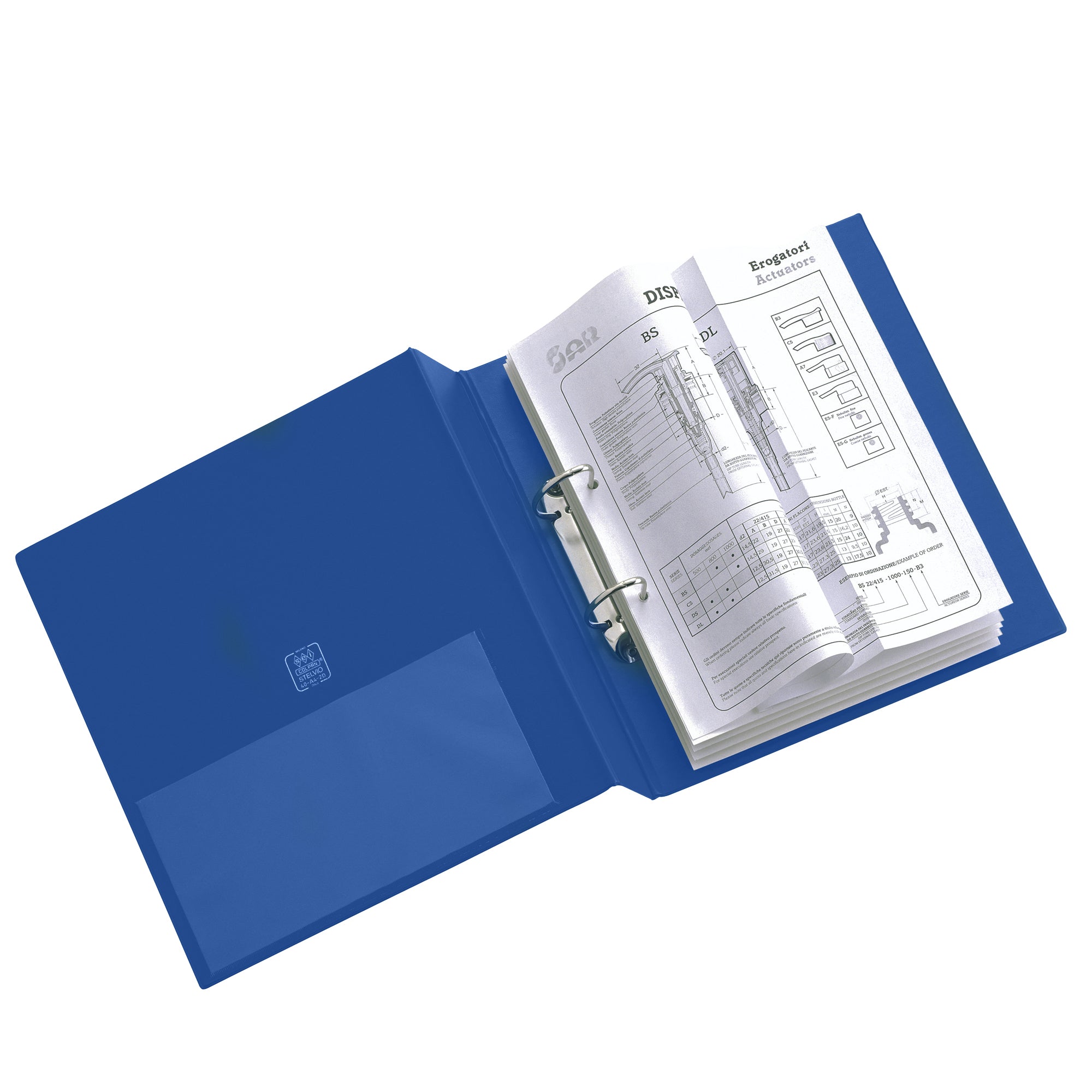 sei-rota-raccoglitore-stelvio-40-a4-2d-blu-22x30cm-rota