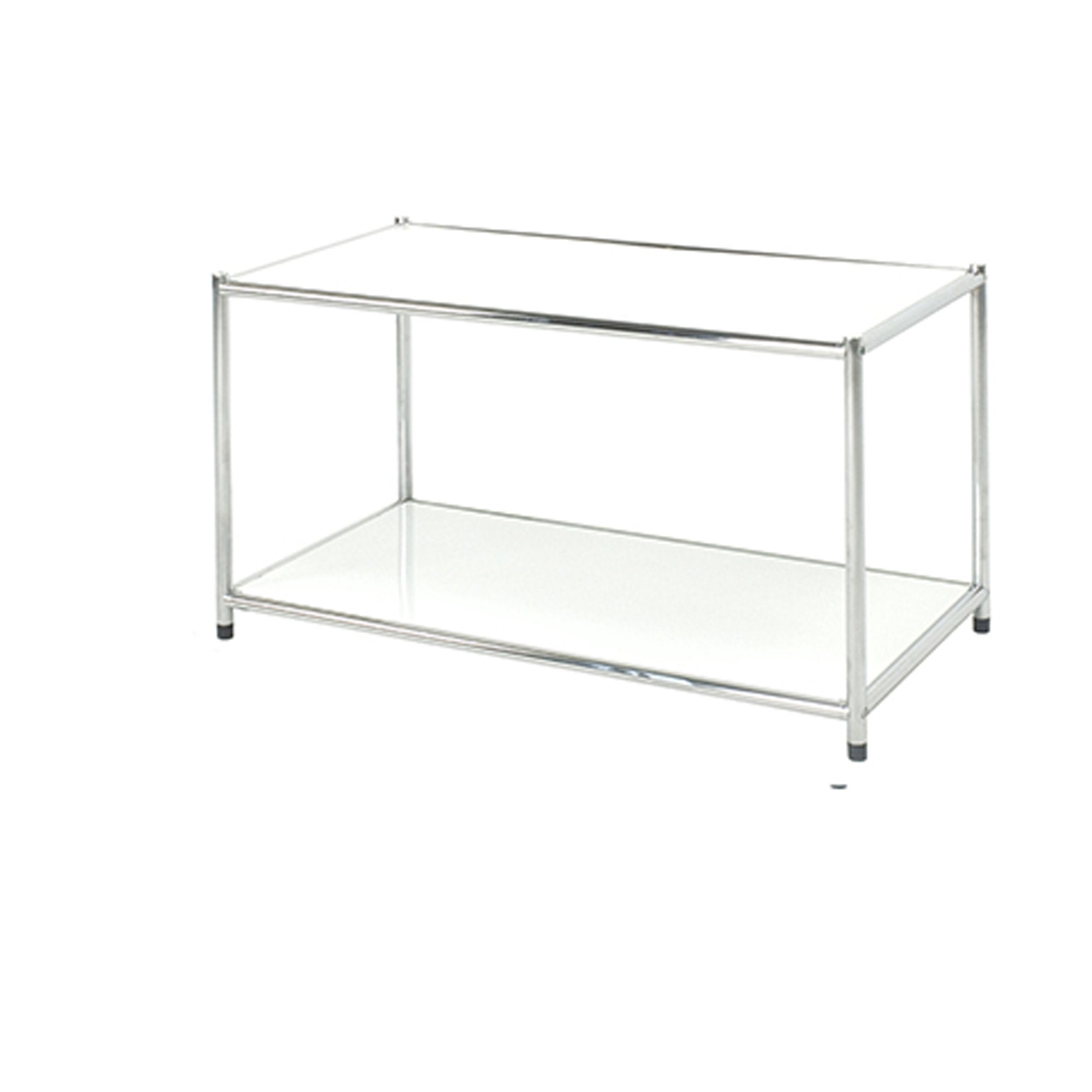 serena-group-libreria-2-ripiani-acciaio-bianco-80x40cm-h40-5cm-easy-system