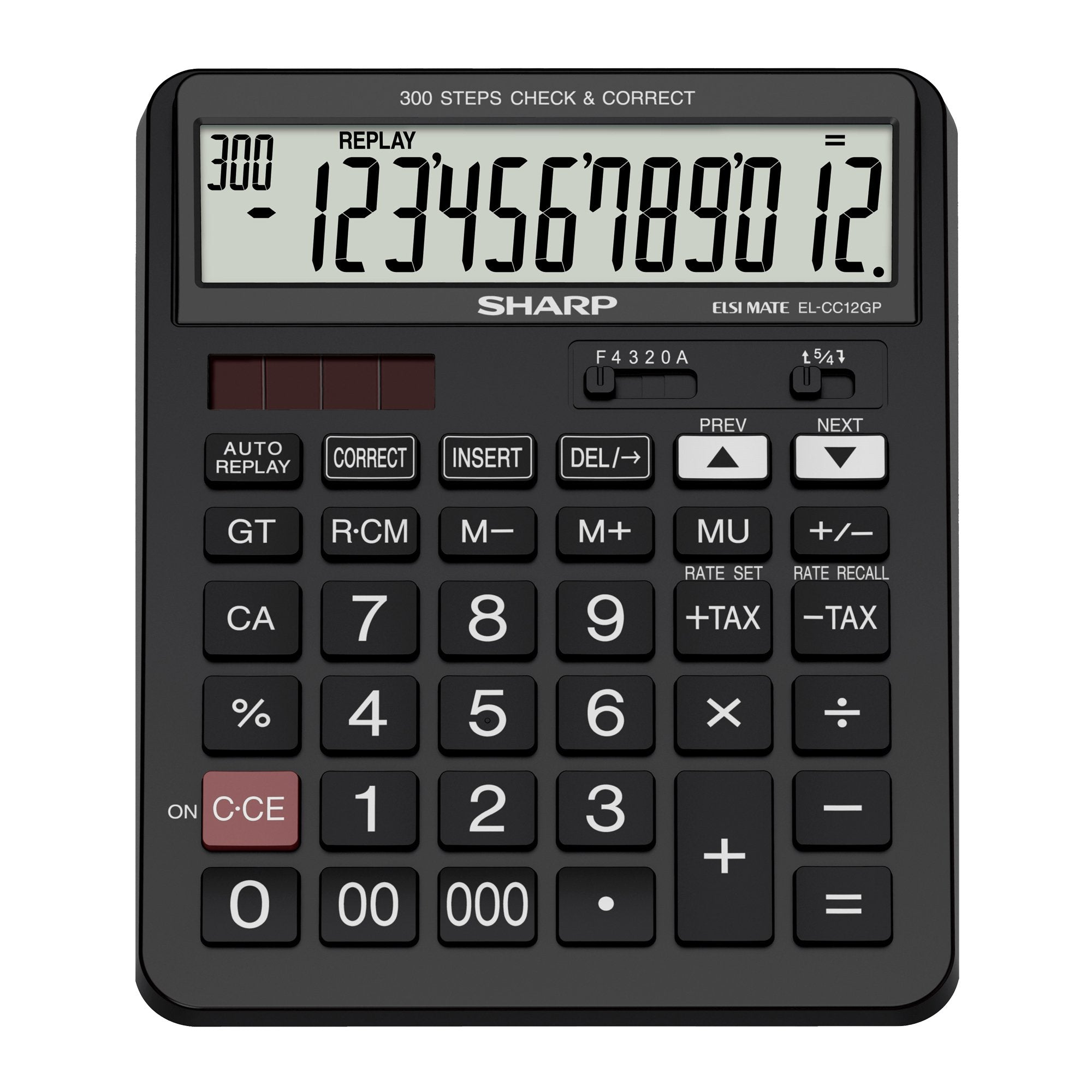 sharp-calcolatrice-tavolo-el-cc12gp-12-cifre