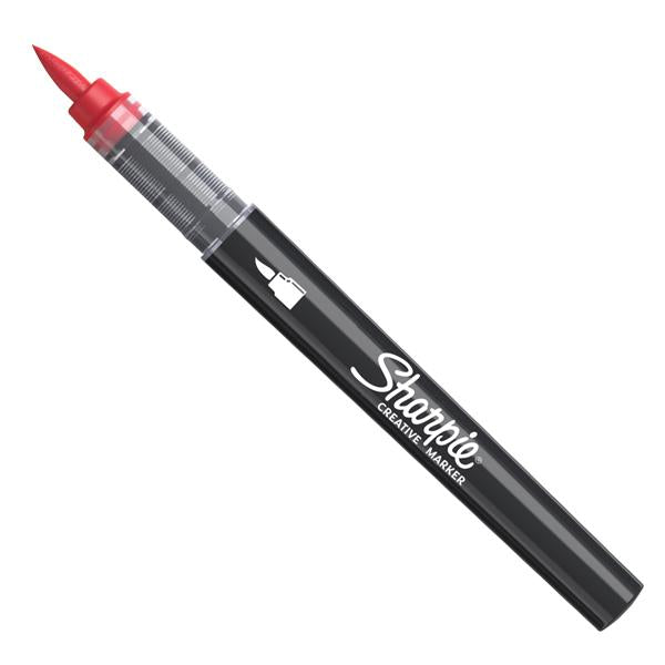 sharpie-marcatore-acrilico-creative-marker-punta-pennello-rosso
