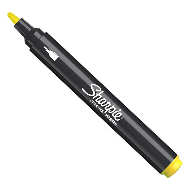 sharpie-marcatore-acrilico-creative-marker-punta-tonda-giallo
