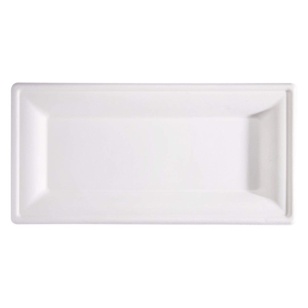 signor-bio-50-piatti-rettangolari-monouso-canna-zucchero-26x13cm-bianco