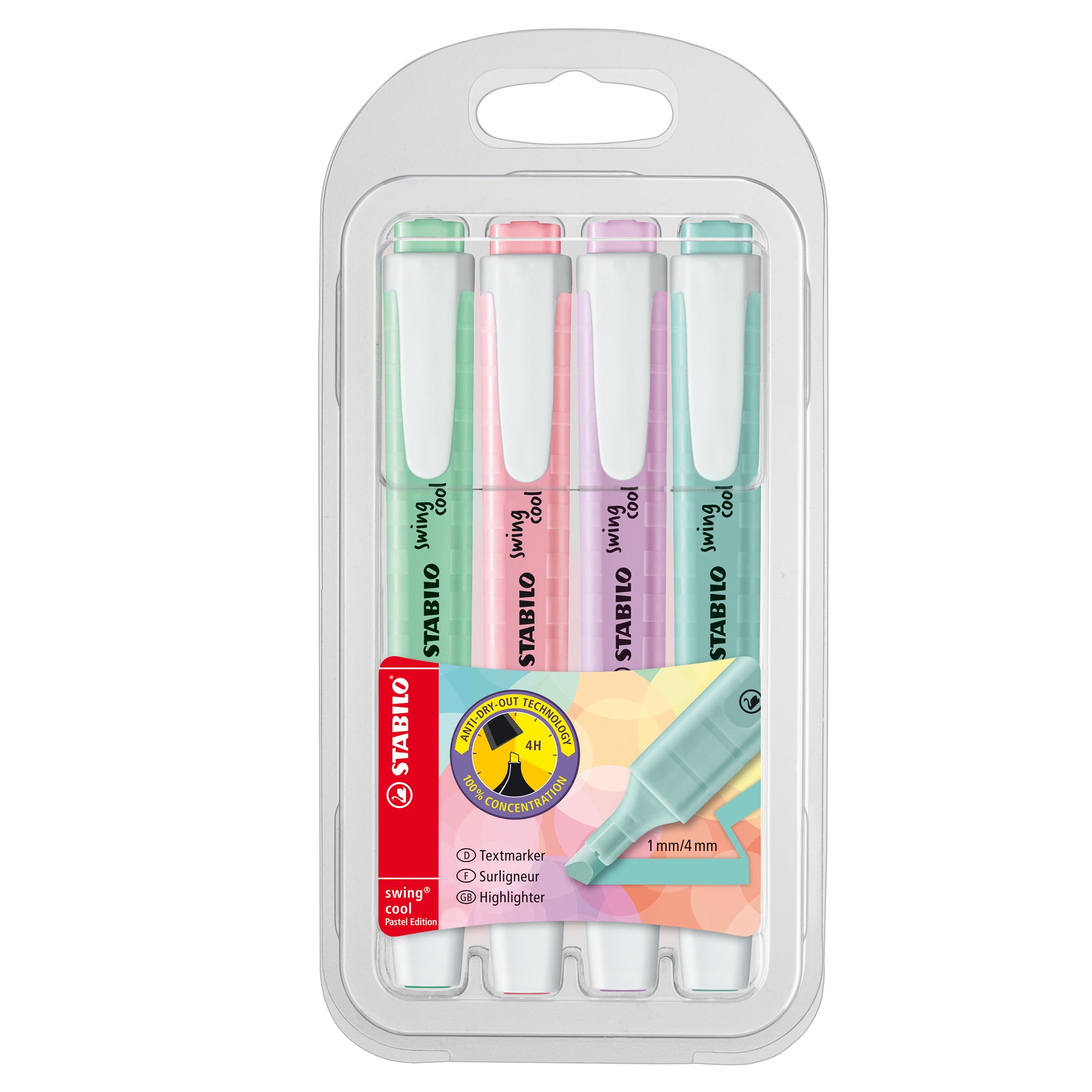 stabilo-astuccio-4-colori-evidenziatore-swing-cool-pastel