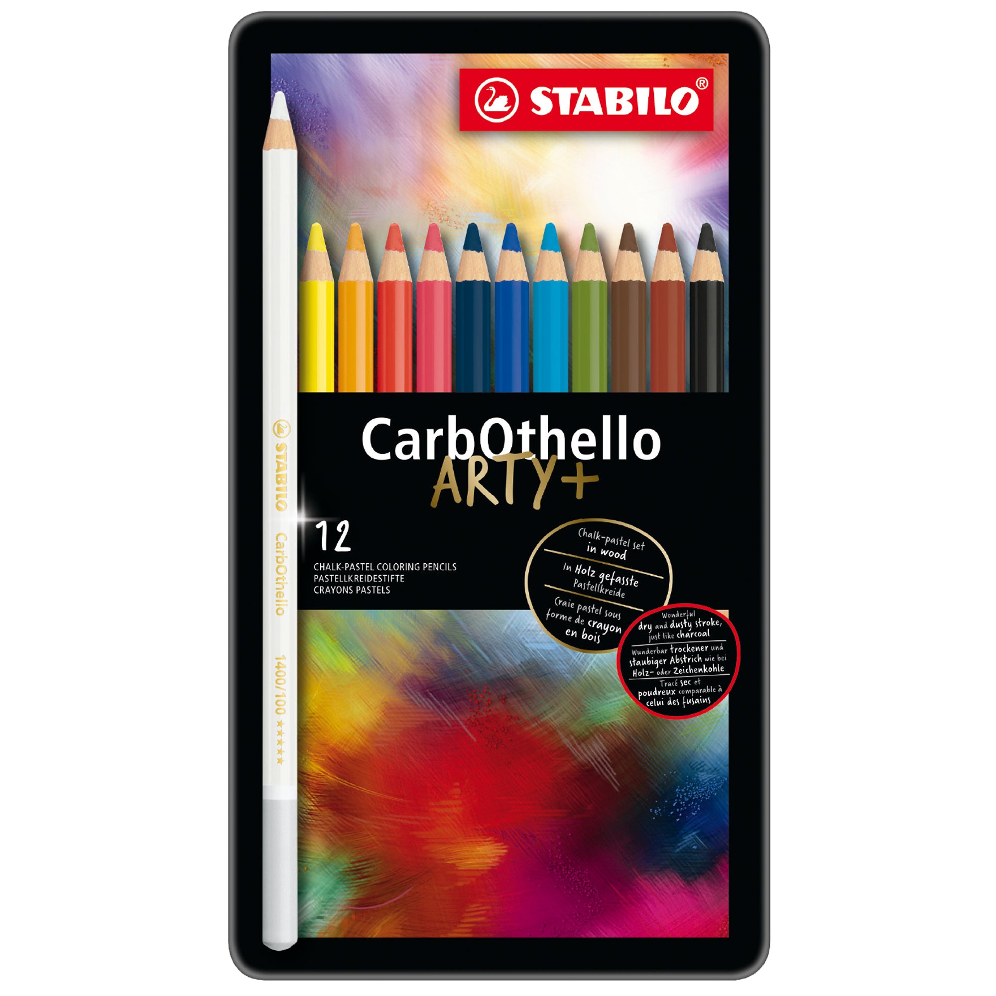 stabilo-astuccio-metallo-12-carbothello-colori-assortiti