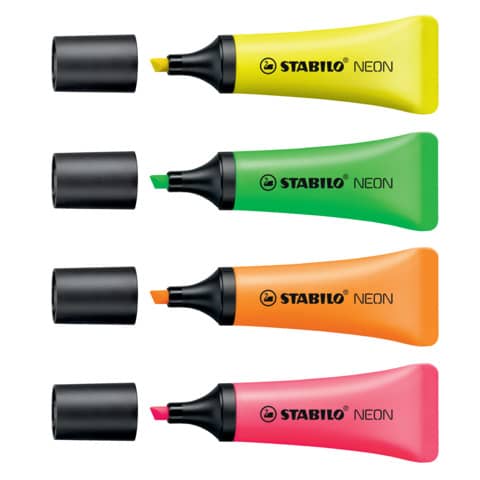 stabilo-busta-4-evidenziatore-neon-colori-assortiti-72-24