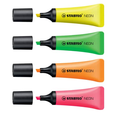 stabilo-busta-4-evidenziatore-neon-colori-assortiti-72-24