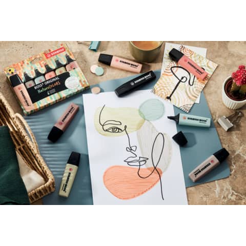 stabilo-evidenziatori-boss-nature-colors-conf-10-pz-colore-verde-oliva-70-137