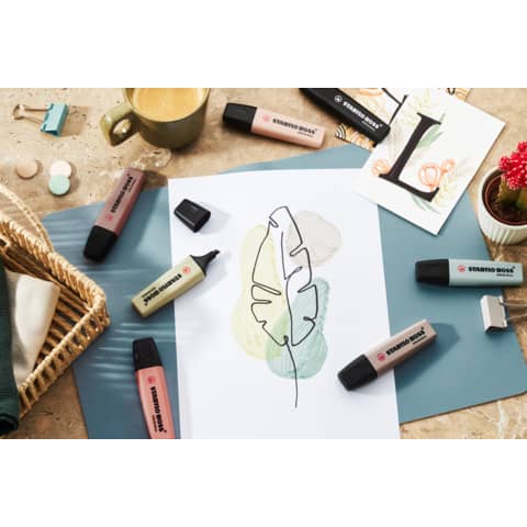 stabilo-evidenziatori-boss-nature-colors-conf-10-pz-colore-verde-oliva-70-137