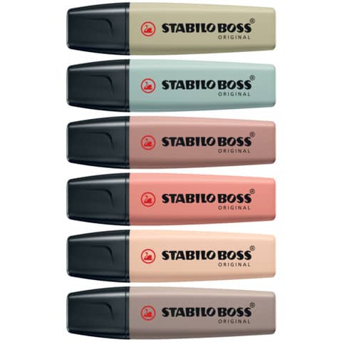 stabilo-evidenziatori-boss-nature-colors-conf-10-pz-colore-verde-oliva-70-137