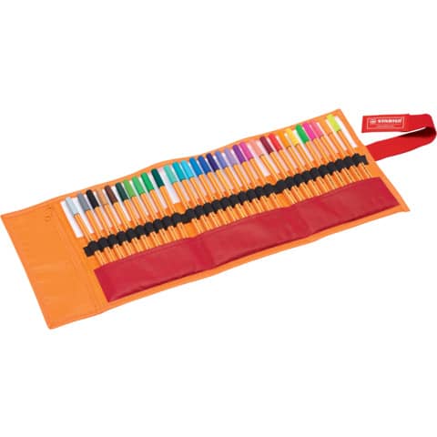 stabilo-fineliner-point-88-0-4-mm-assortiti-25-colori-standard-5-neon-rotolo-30-8830-2