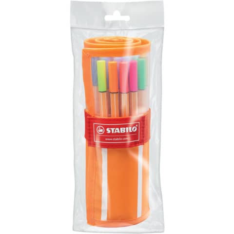 stabilo-fineliner-point-88-0-4-mm-assortiti-25-colori-standard-5-neon-rotolo-30-8830-2