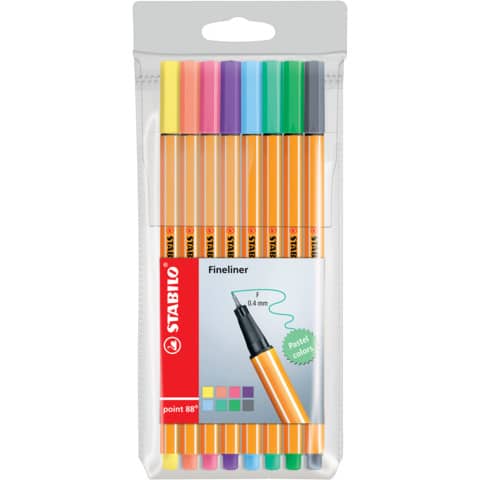 stabilo-fineliner-point-88-0-4-mm-assortiti-colori-pastello-astuccio-8-88-8-01