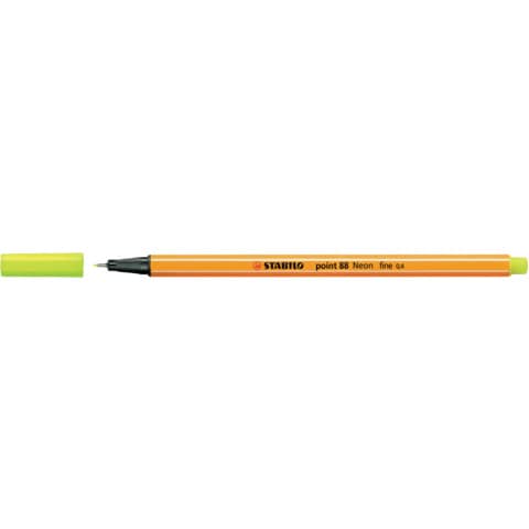 stabilo-fineliner-point-88-0-4-mm-giallo-neon-88-024