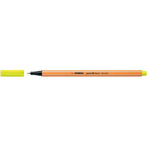 stabilo-fineliner-point-88-0-4-mm-giallo-neon-88-024