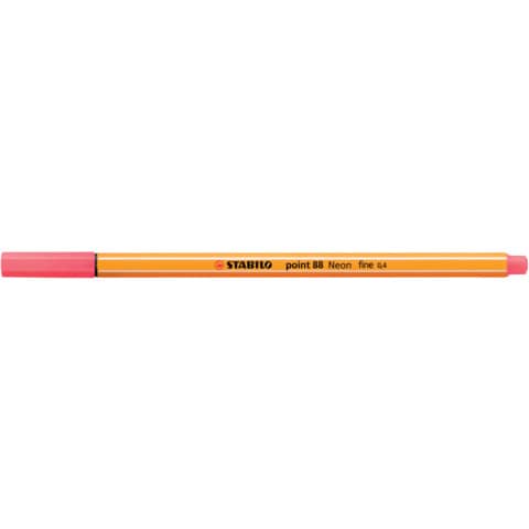 stabilo-fineliner-point-88-0-4-mm-rosso-neon-88-040
