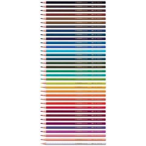 stabilo-matite-colorate-acquarellabili-aquacolor-scatola-metallo-assortiti-conf-36-pezzi-1636-5